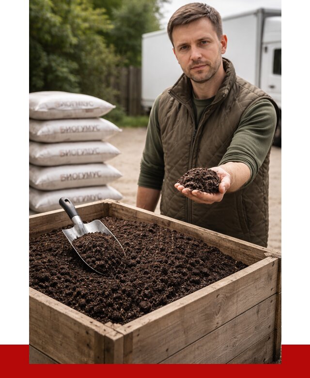 Купить биогумус в Богородицке с доставкой от 9083 р. за куб | ПРОНЕРУДБгд