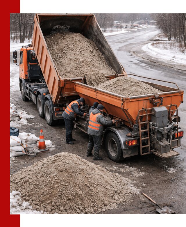 Поставка и вывоз пескосоля в Богородицке оптом и в розницу