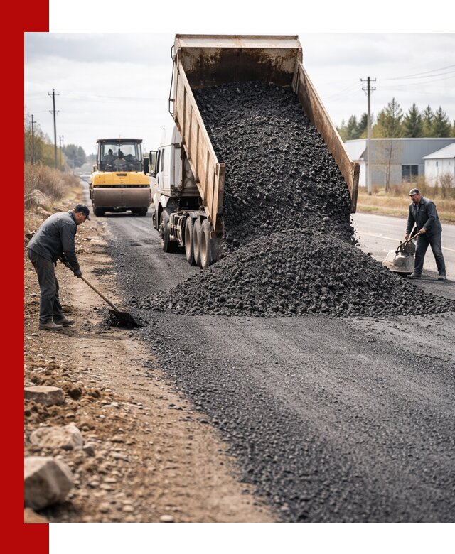 Асфальтовая крошка для дорог в Богородицке — поставка и доставка