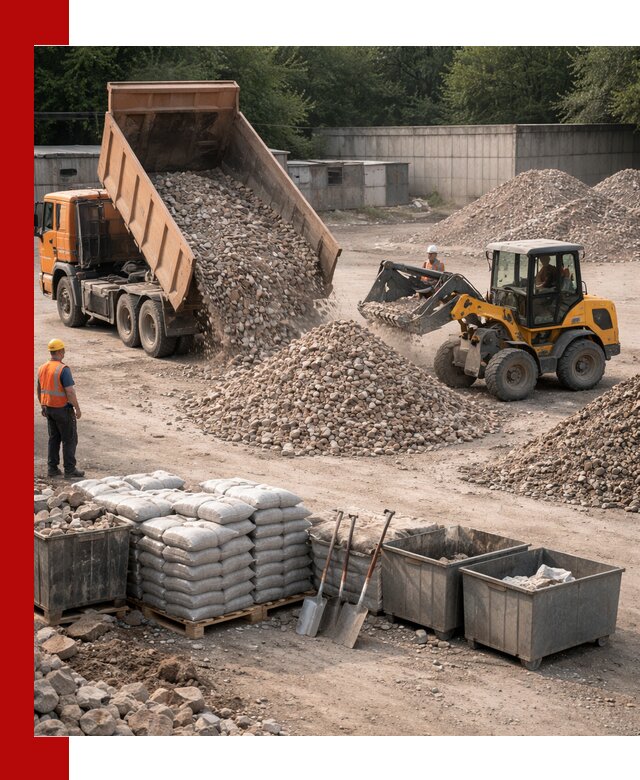 Вторичные материалы для отсыпки в Богородицке — поставка и доставка