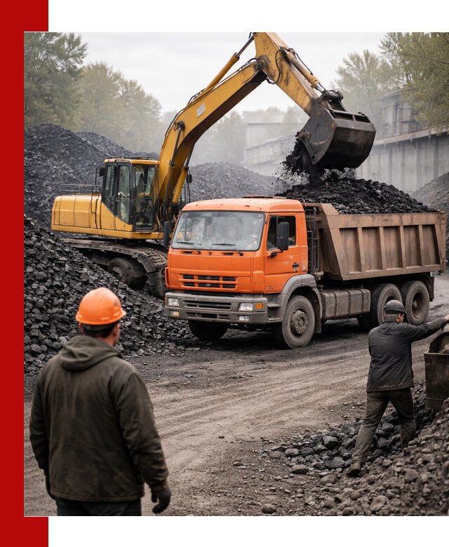 Доставка угля автотранспортом в Богородицке быстро и выгодно