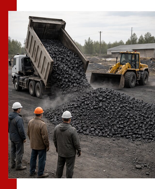 Доставка угля антрацита в Богородицке с самосвалами и погрузкой