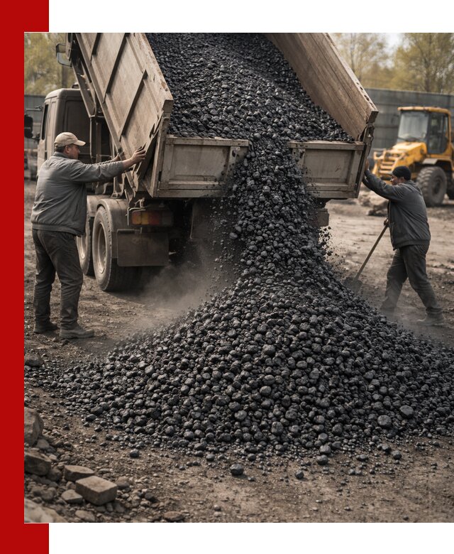 Доставка угля семечка самосвалами в Богородицке