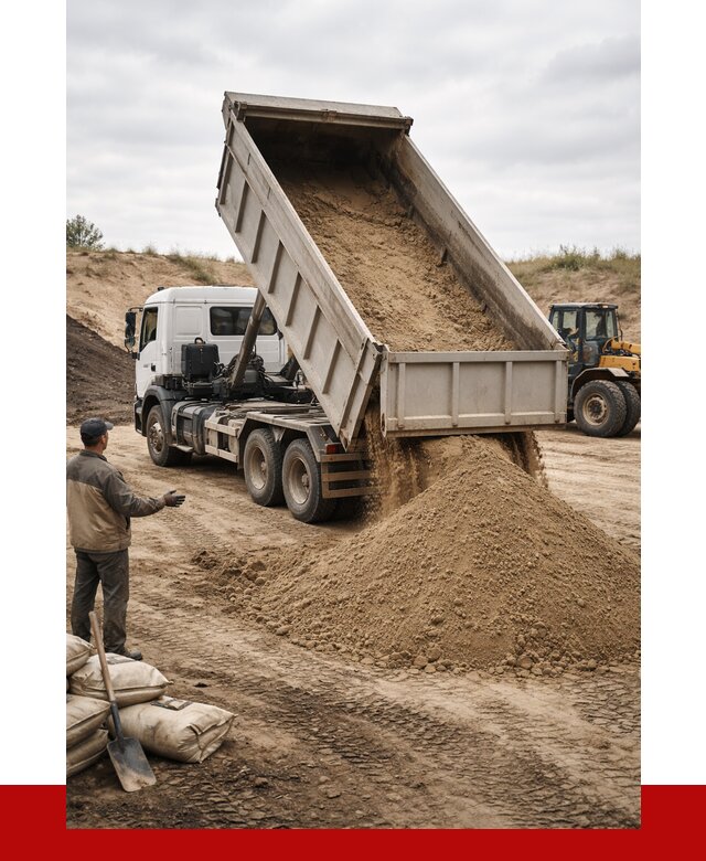 Доставка самосвалом 20 кубов в Богородицке от 8015 р. | ПРОНЕРУДБгд