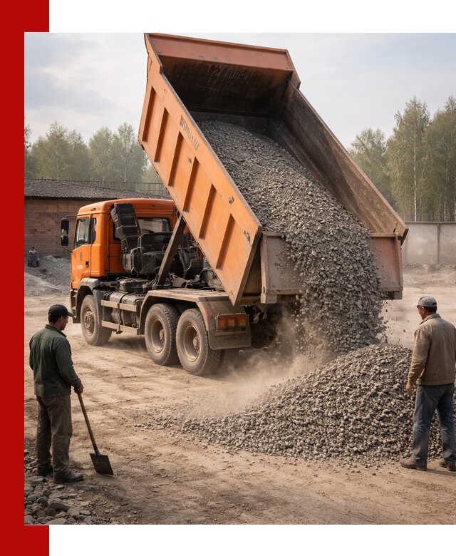 Доставка самосвалом 20 м3 в Богородицке быстро и надежно