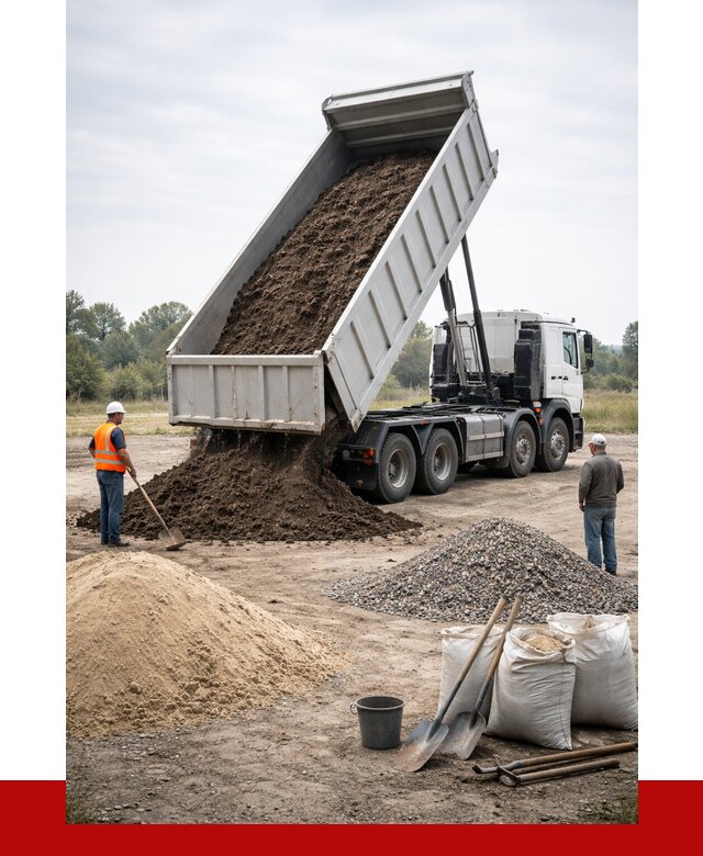 Доставка самосвалом 30 кубов в Богородицке от 9083 р. | ПРОНЕРУДБгд