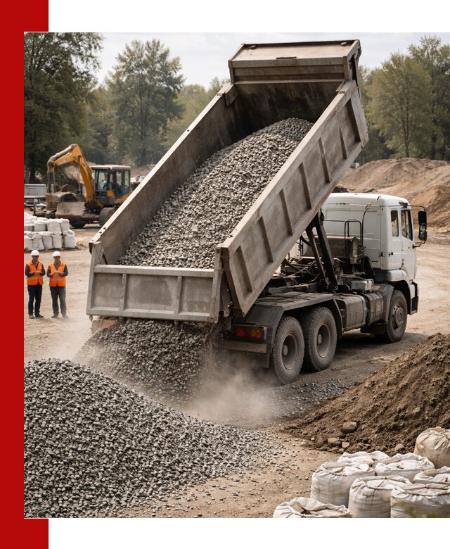 Аренда самосвала в Богородицке для доставки сыпучих и нерудных материалов