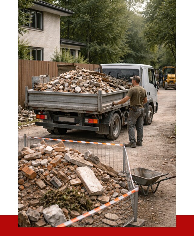 Вывоз строительного мусора с погрузкой в Богородицке от 8015 р | ПРОНЕРУДБгд