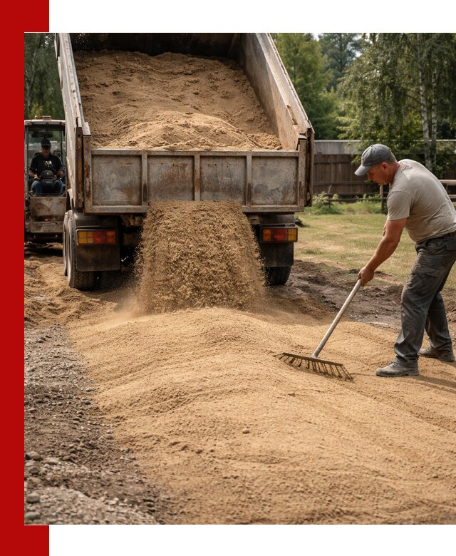 Отсыпка участка песком в Богородицке быстро и качественно