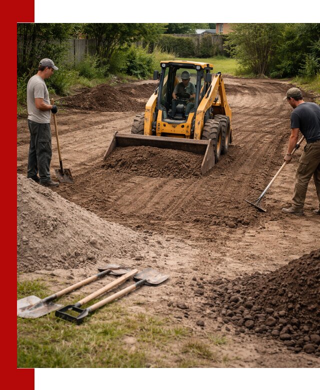 Планировка участка грунтом с вывозом и доставкой в Богородицке