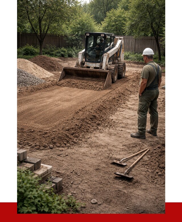 Выравнивание участка под ключ в Богородицке от 3740 р. | ПРОНЕРУДБгд